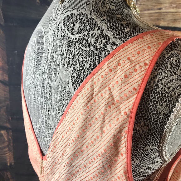 Ann Taylor size 10 sleeveless dress. Color peach - Picture 7 of 8